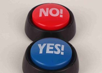 Buttons with Yes and No options